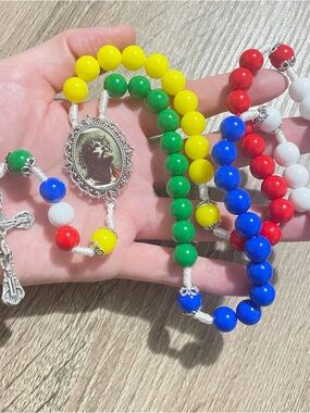 The Mission Rosary  with Multicolor Beads